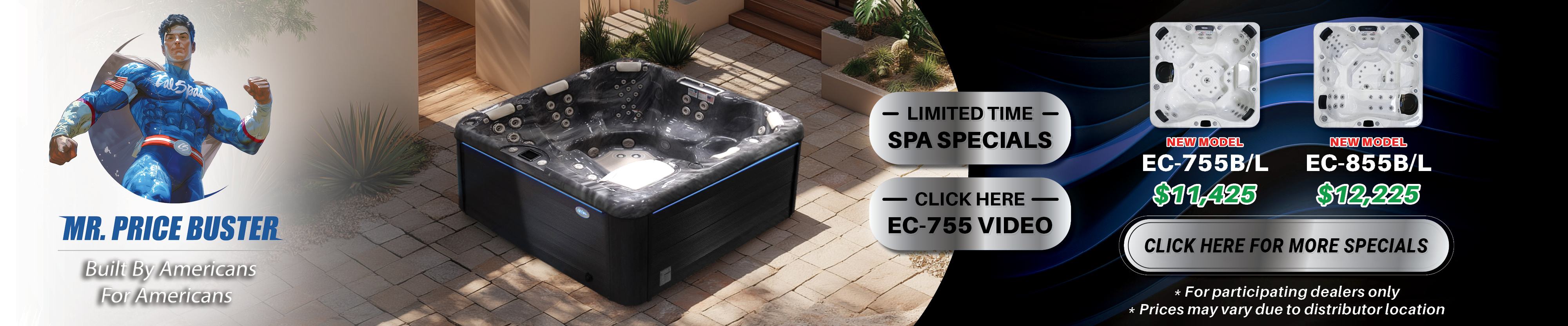 Calspas hot tub being used in a family setting - San Angelo